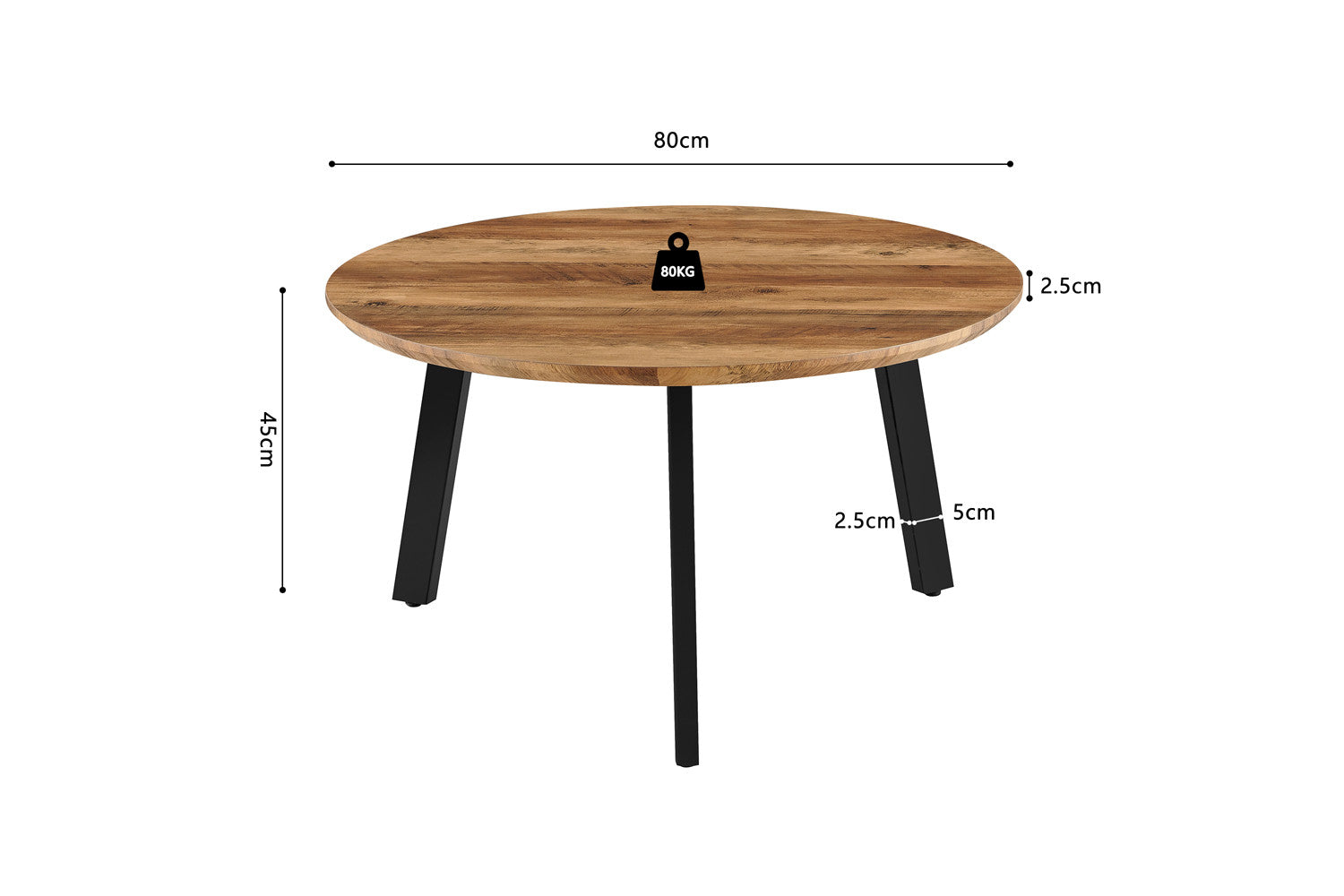 Set van 2 Salontafels tavi Decor Mango