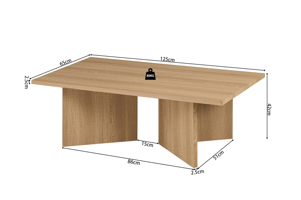 Salontafel 'Litar' Decor Eik Naturel
