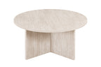 Salontafel 'Drasir' Rond Decor Travertin Beige