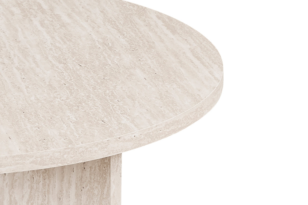 Salontafel 'Drasir' Rond Decor Travertin Beige