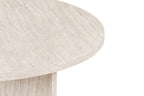 Salontafel 'Drasir' Rond Decor Travertin Beige