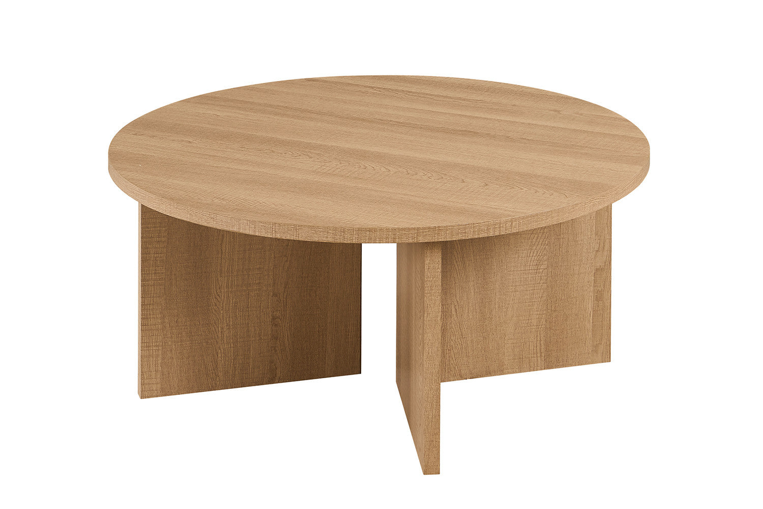 Salontafel 'Drasir' Rond Decor Eik Naturel