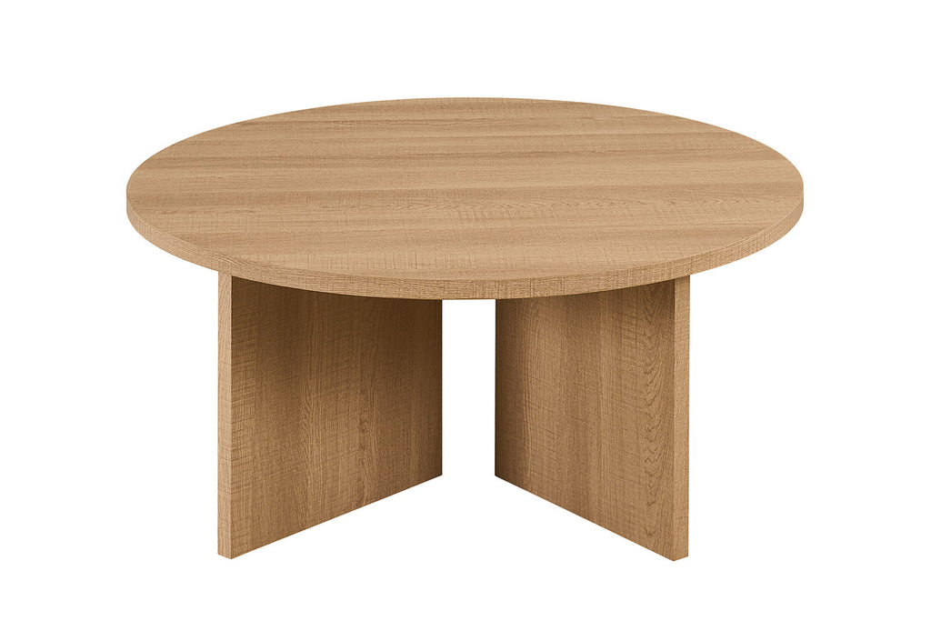 Salontafel 'Drasir' Rond Decor Eik Naturel