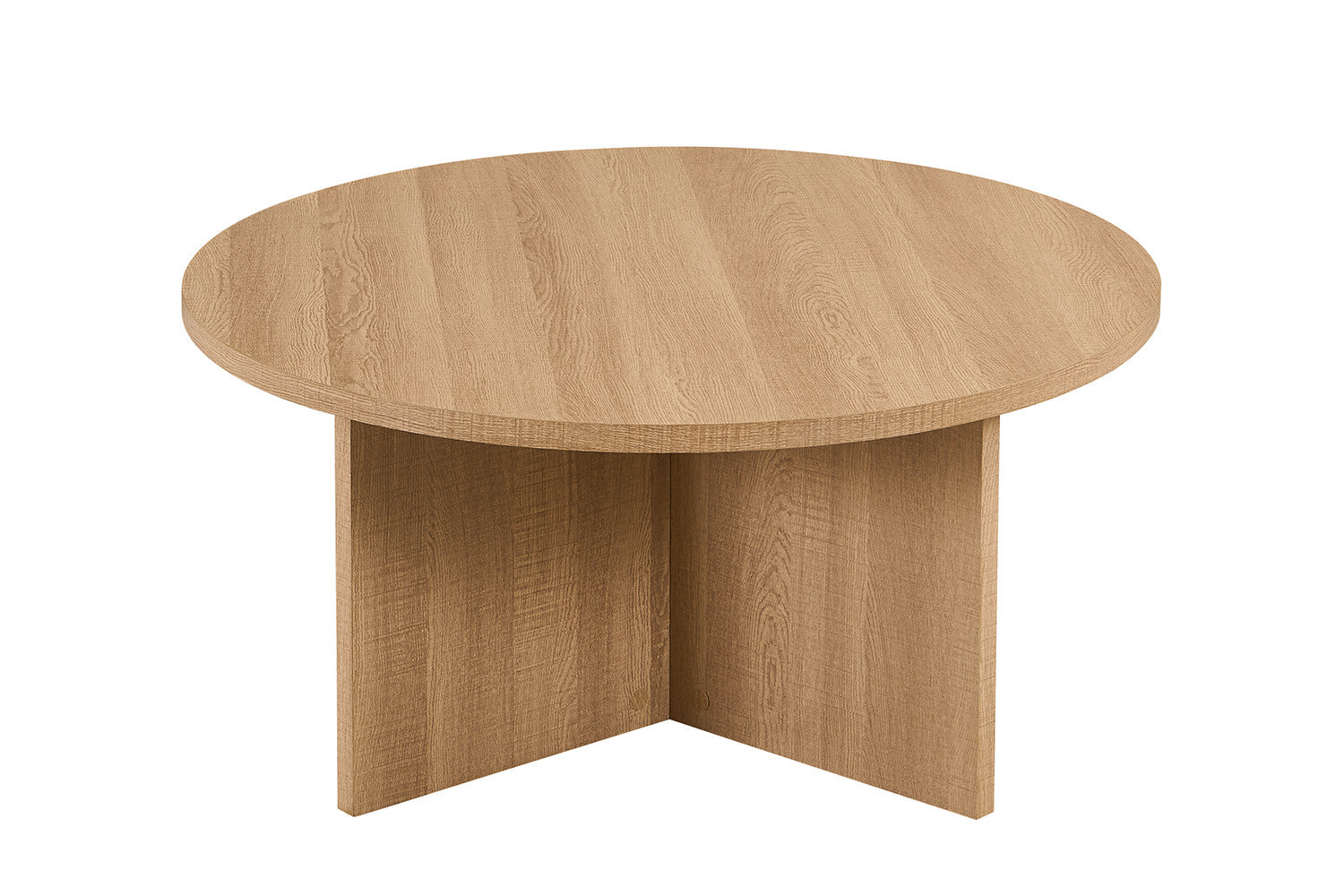 Salontafel 'Drasir' Rond Decor Eik Naturel