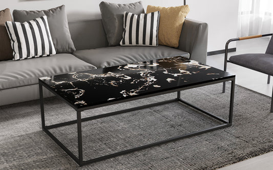 Salontafel veda Composiet Marmer Zwart