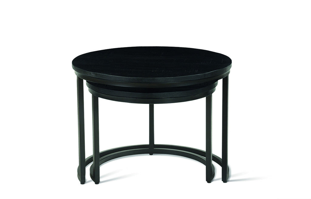 Salontafel zuma 2-delig Mango hout zwart