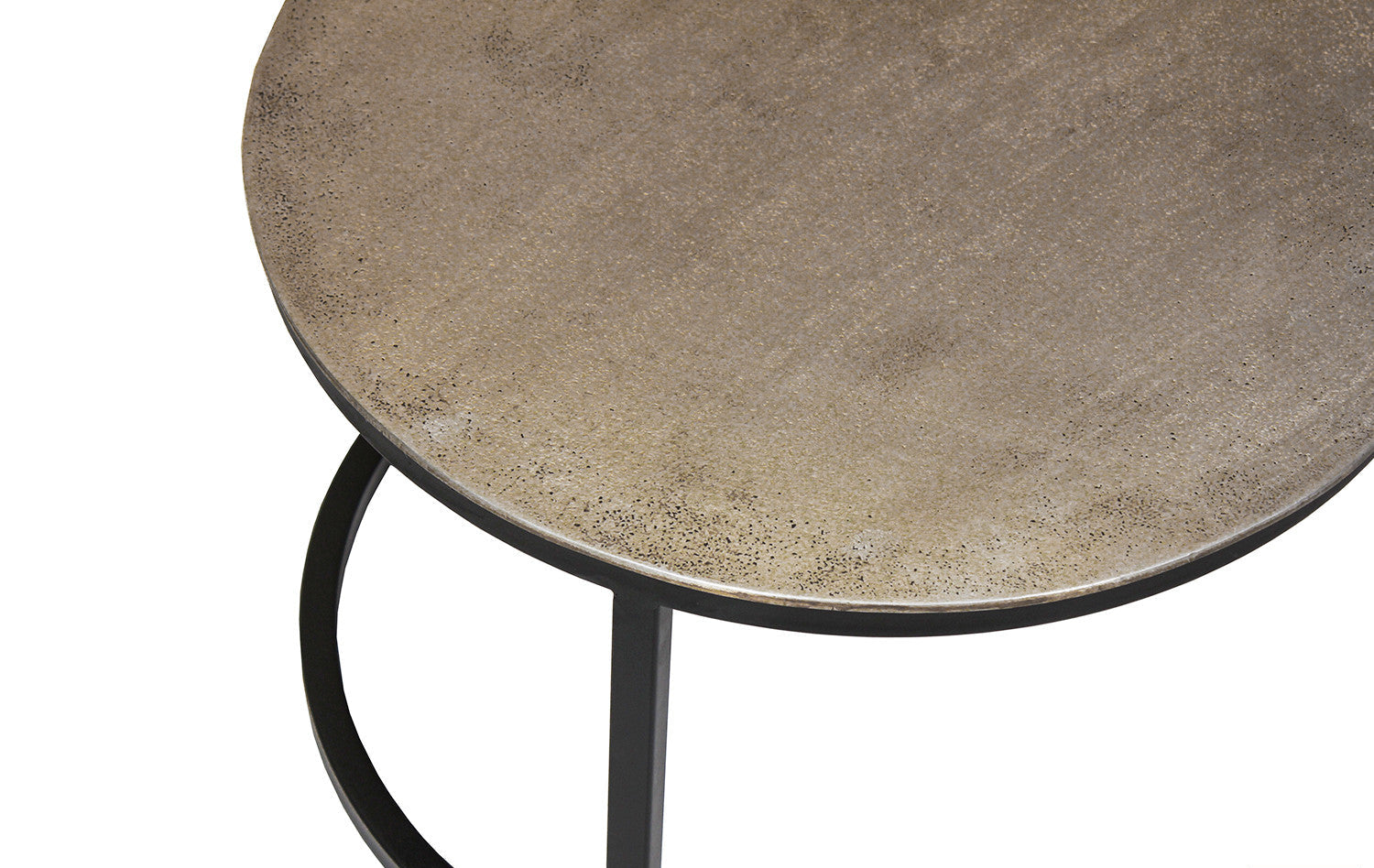 Salontafel sabi 2-delig Verouderd Zilver