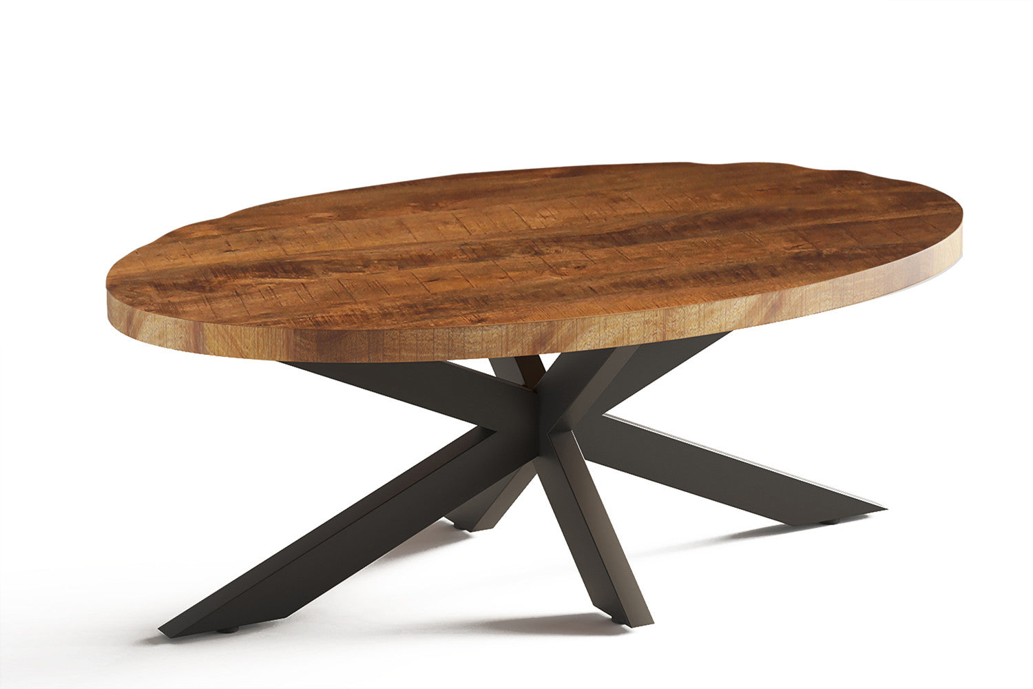 Salontafel sienna Ovaal Mango hout