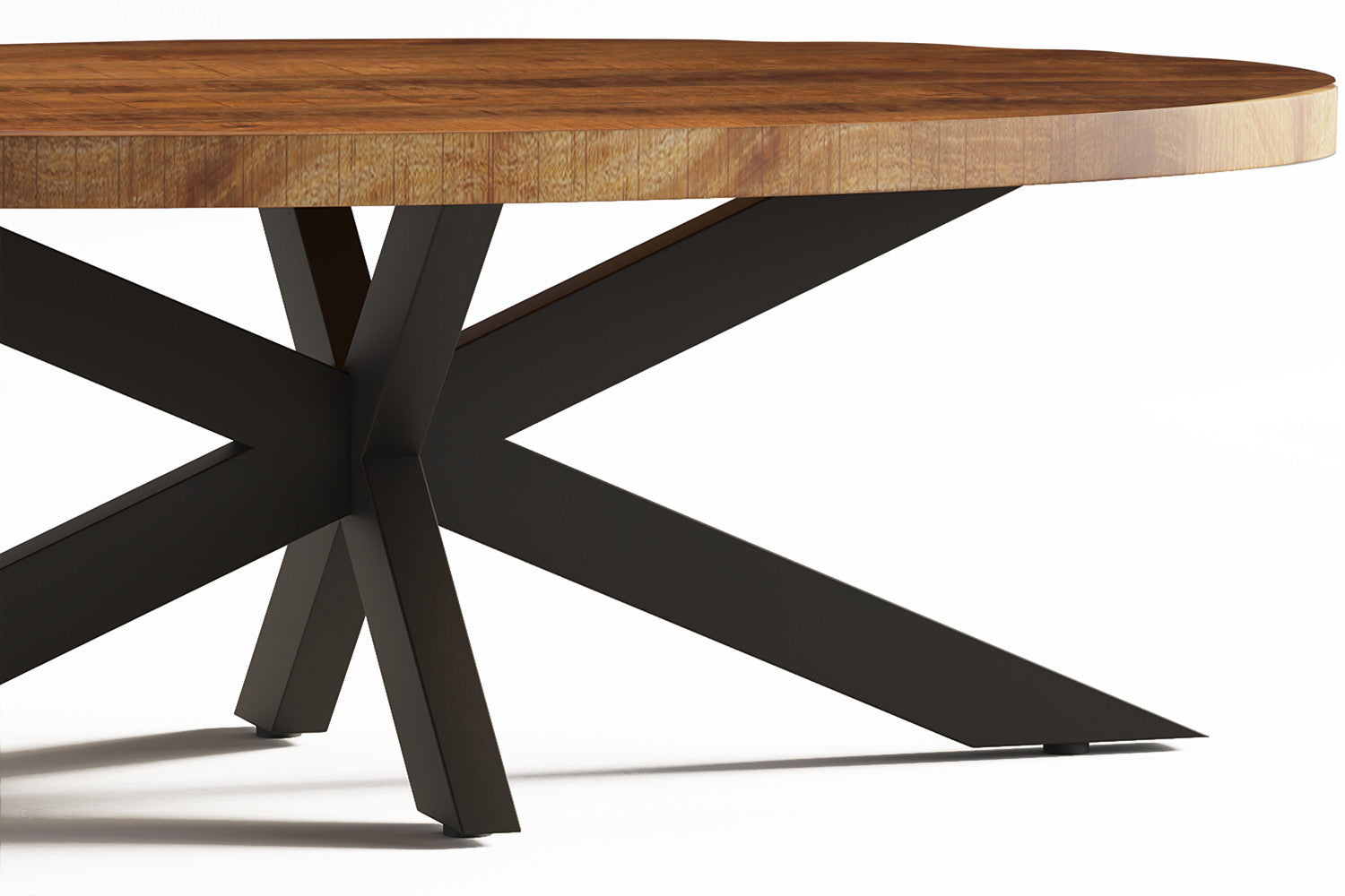 Salontafel sienna Ovaal Mango hout