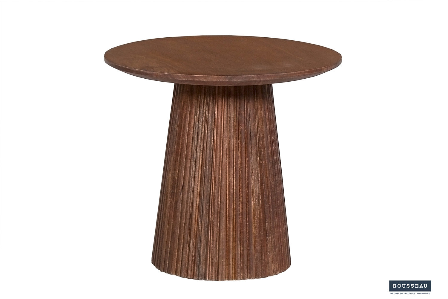 Salontafel lumora 50 cm Rond Mango hout Lichtbruin