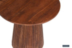 Salontafel lumora 50 cm Rond Mango hout Lichtbruin