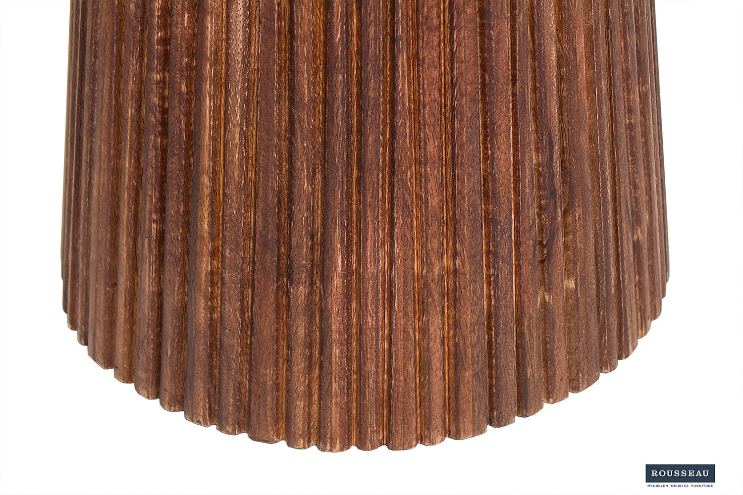 Salontafel lumora 50 cm Rond Mango hout Lichtbruin
