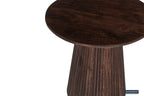 Salontafel lumora 50 cm Rond Mango hout Donkerbruin