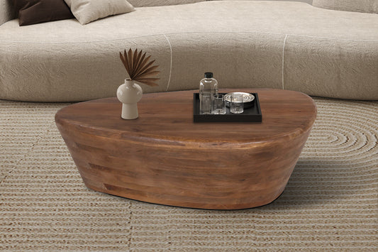 Salontafel mono Mango hout Lichtbruin
