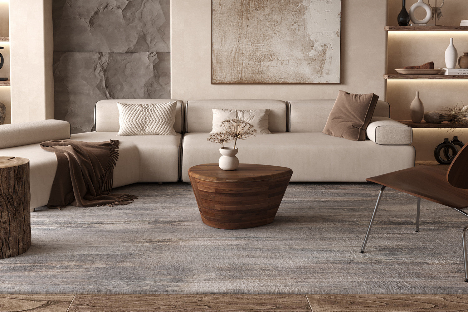 Salontafel blend Mango hout Lichtbruin