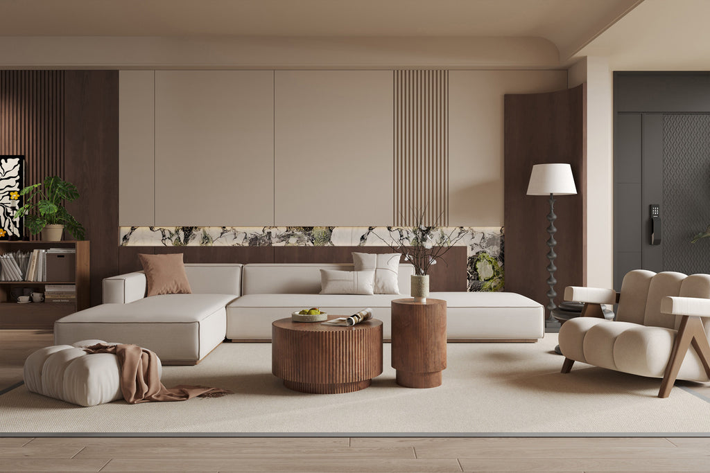 Salontafel lumo Mango hout Lichtbruin