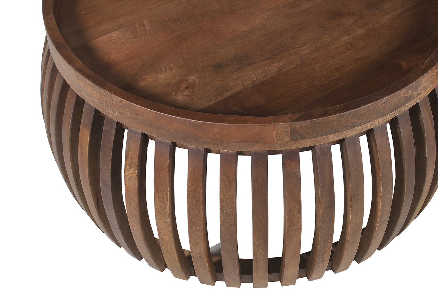 Salontafel tondo 45x50 cm Rond Mango hout Lichtbruin (Copy)