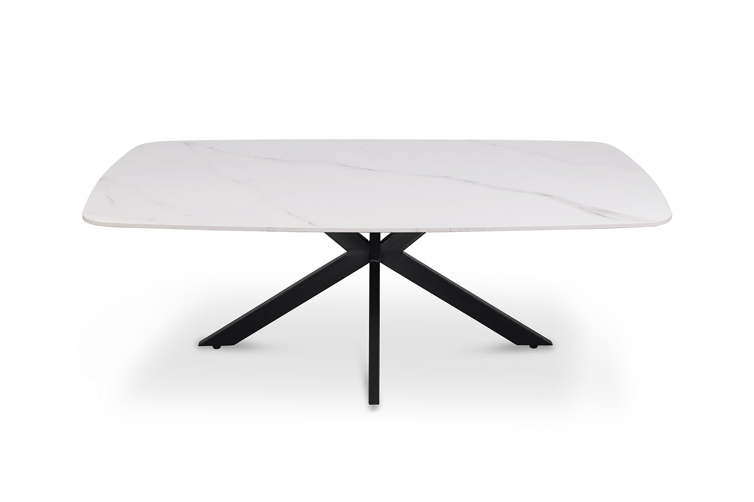 Salontafel Noxen 130 cm Deens Ovaal Steen Wit