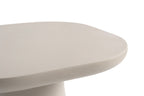 Salontafel rivaro 55 cm Ovaal Cement Beige