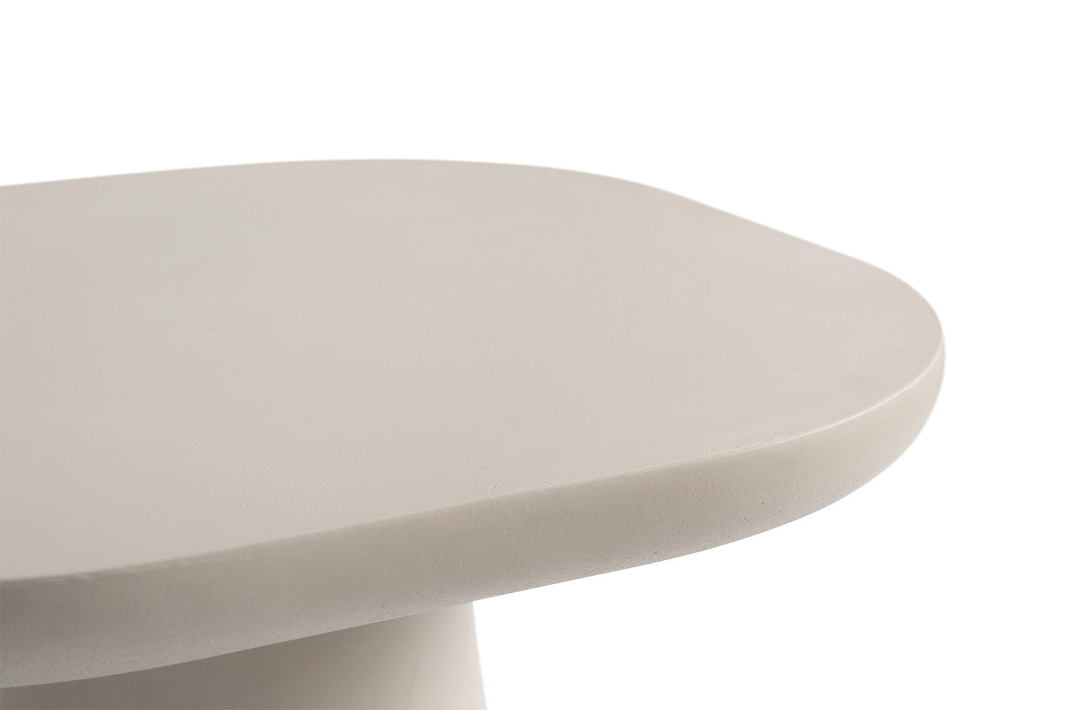 Salontafel rivaro 55 cm Ovaal Cement Beige