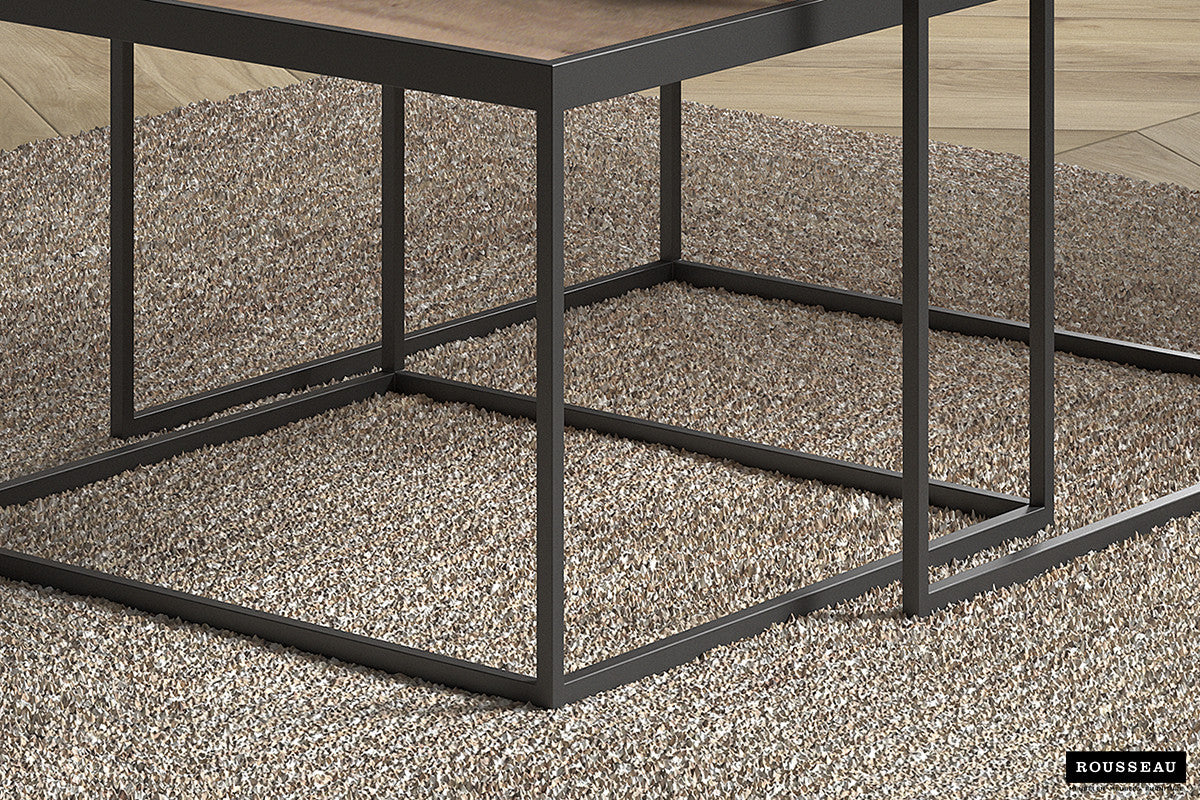 Salontafel ravi 2-delig Mango hout