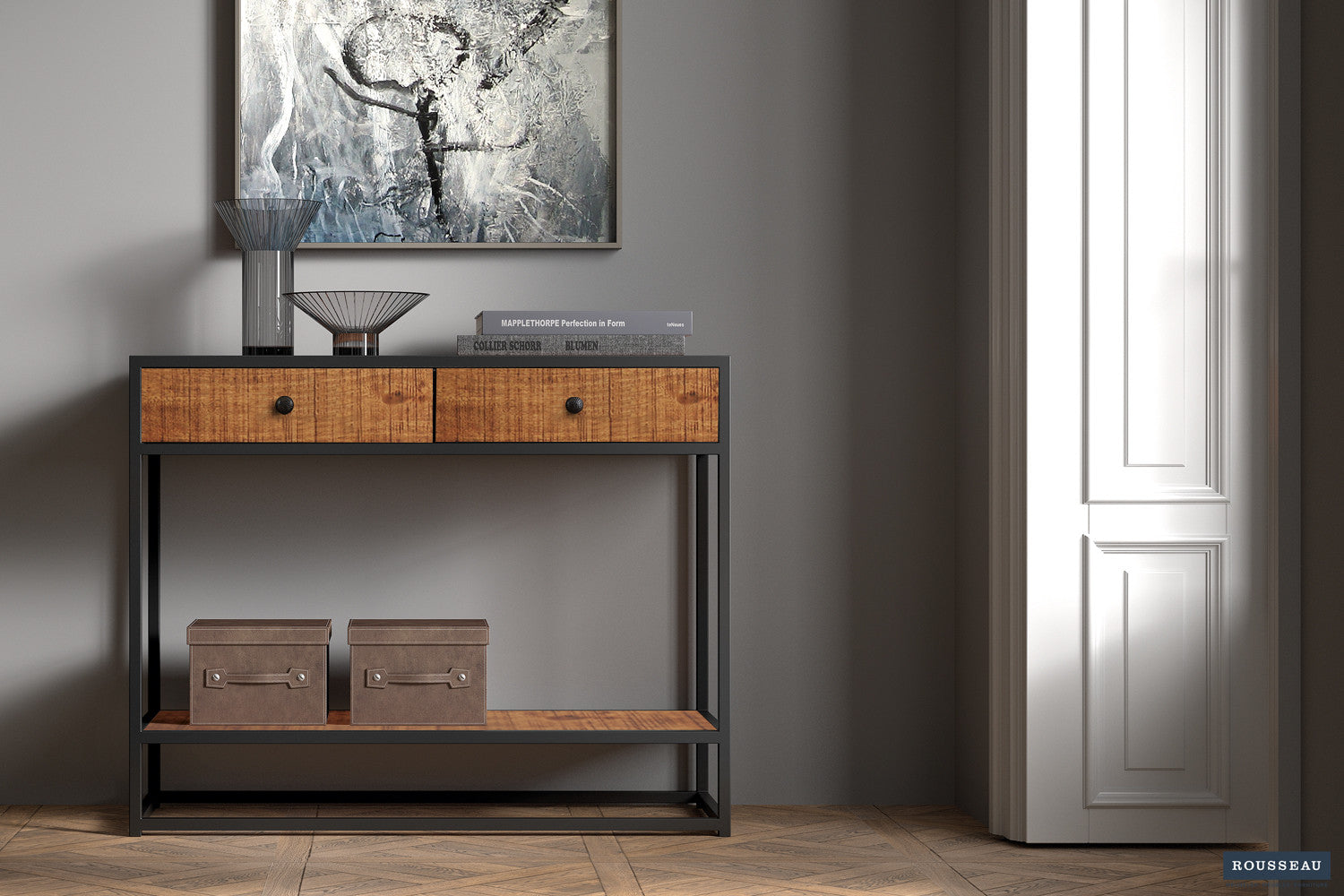 Console hart Mango hout