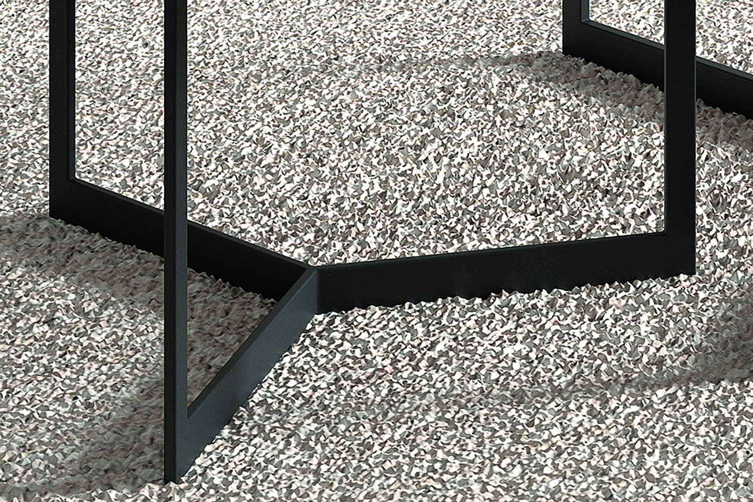 Salontafel noro 2-delig Mango hout zwart