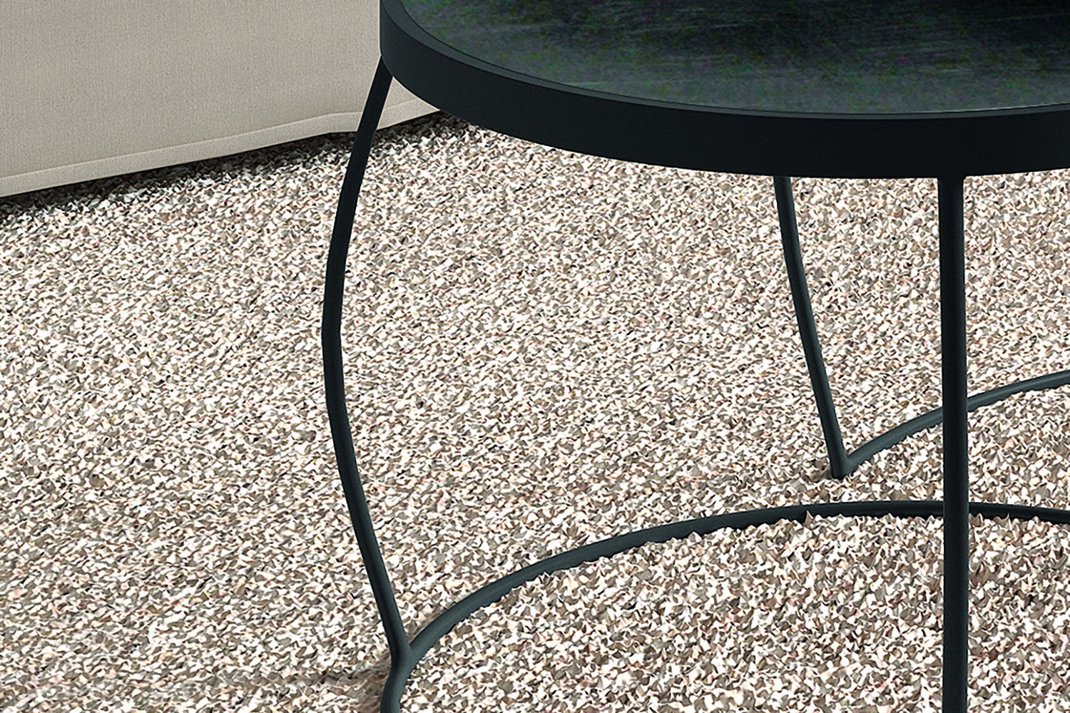 Salontafel kaya 2-delig Mango hout zwart