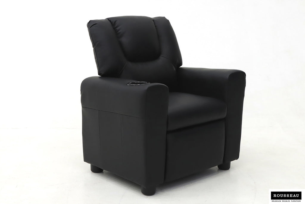 Mini-Relax axel manueel verstelbaar PU Zwart