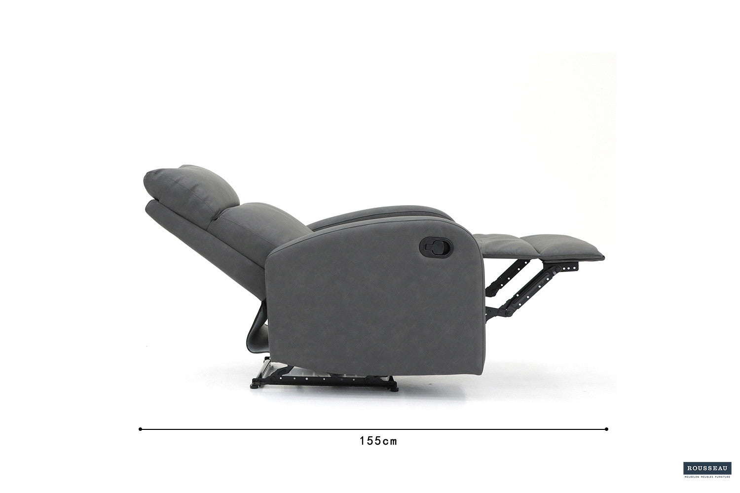 Relax otis manueel verstelbaar PU Zwart