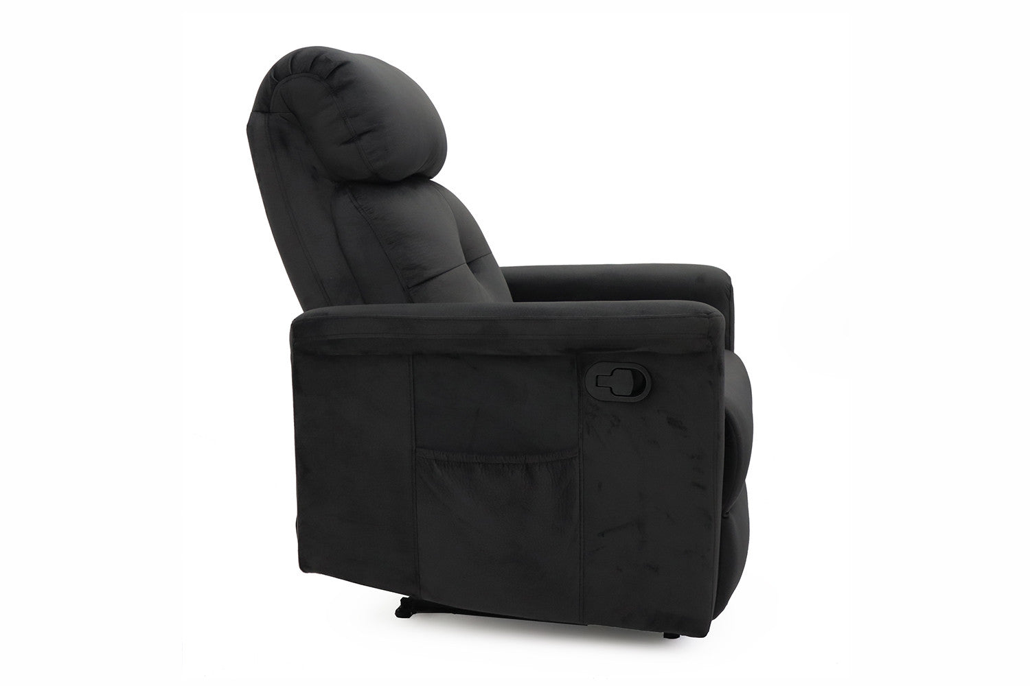 Relax levi manueel verstelbaar Stof Zwart