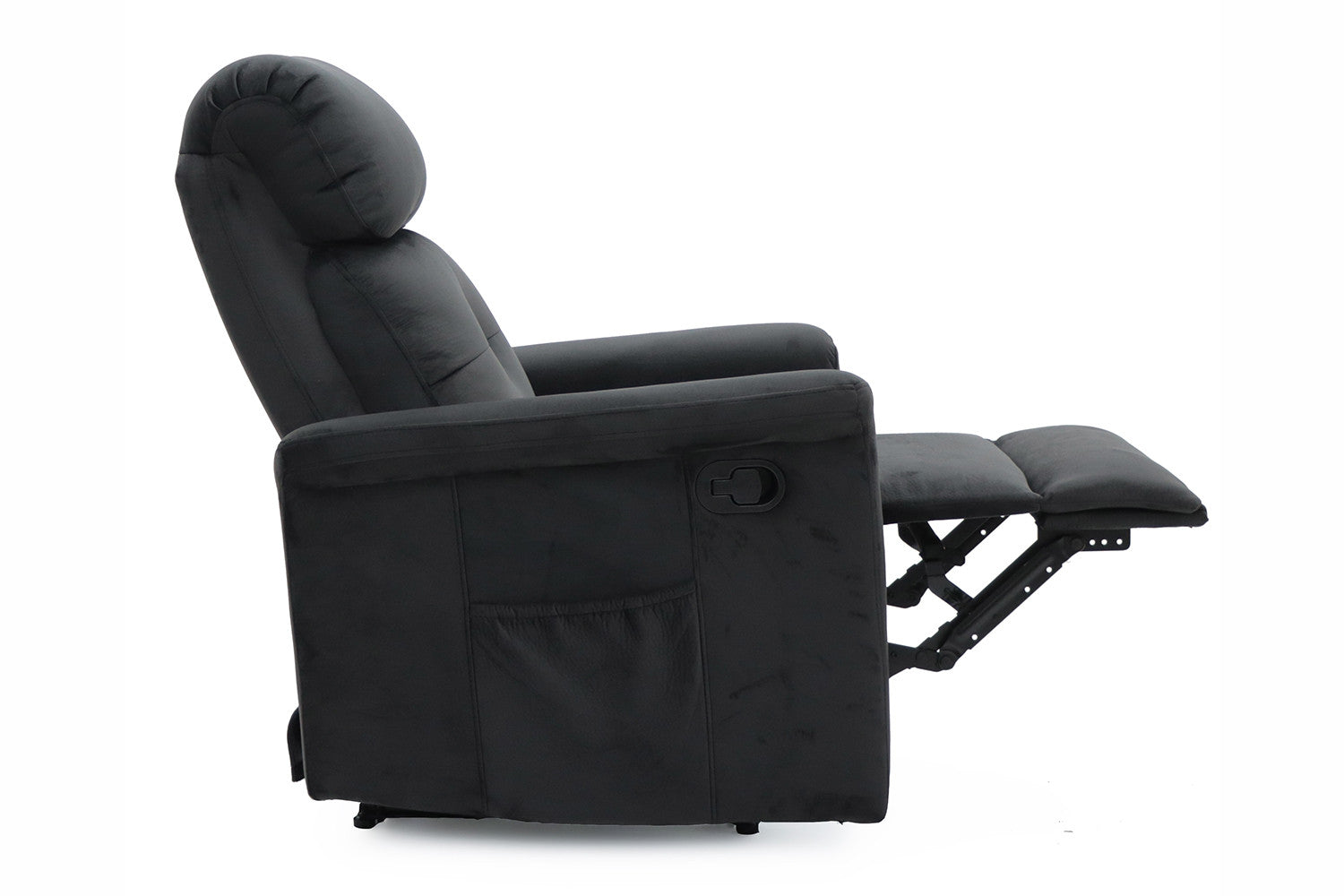 Relax levi manueel verstelbaar Stof Zwart