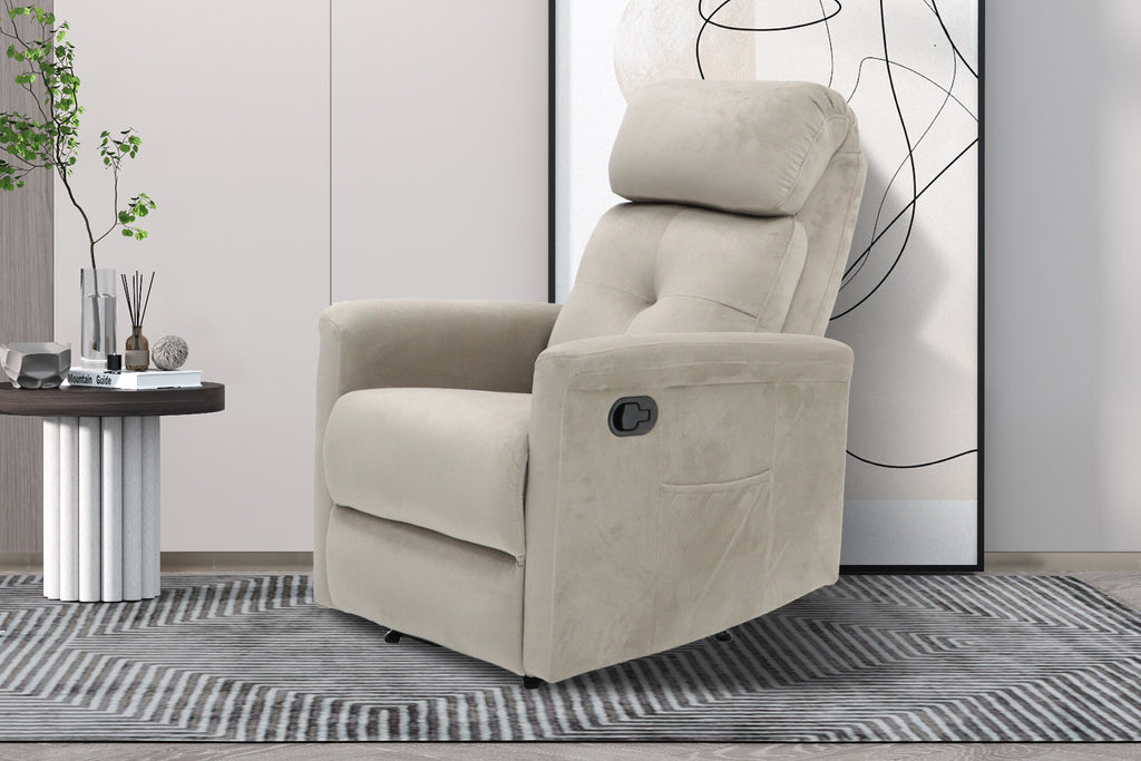 Relax levi manueel verstelbaar Stof Taupe