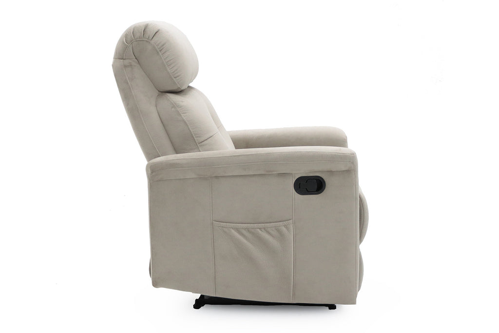 Relax levi manueel verstelbaar Stof Taupe