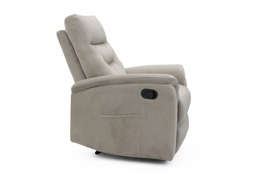 Relax bowie manueel verstelbaar Stof Taupe