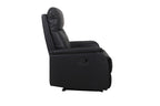 Relax lou manueel verstelbaar PU Zwart