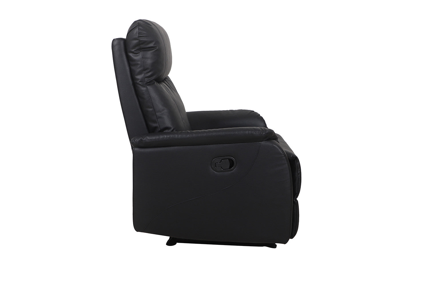 Relax lou manueel verstelbaar PU Zwart