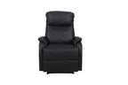 Relax lou manueel verstelbaar PU Zwart