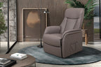 Electrische Relax met lift forge PU Taupe