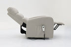 Electrische relax met lift onyx Stof Lichtgrijs