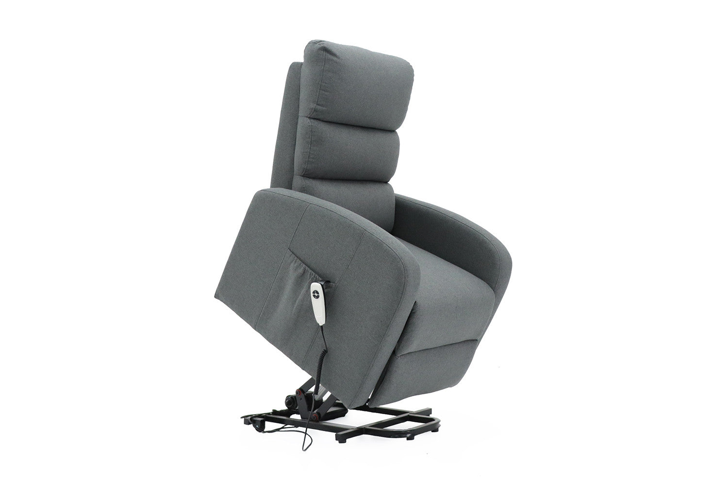 Electrische relax met lift onyx Stof Donkergrijs