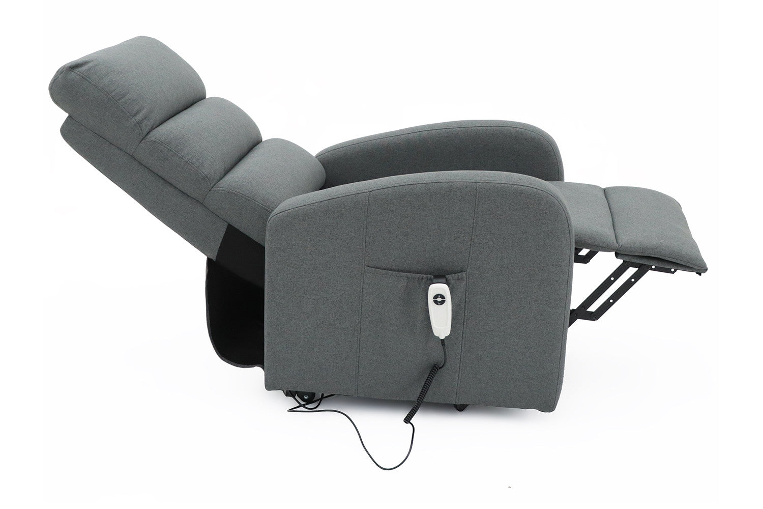 Electrische relax met lift onyx Stof Donkergrijs