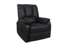 Electrische Relax met lift nero PU Zwart