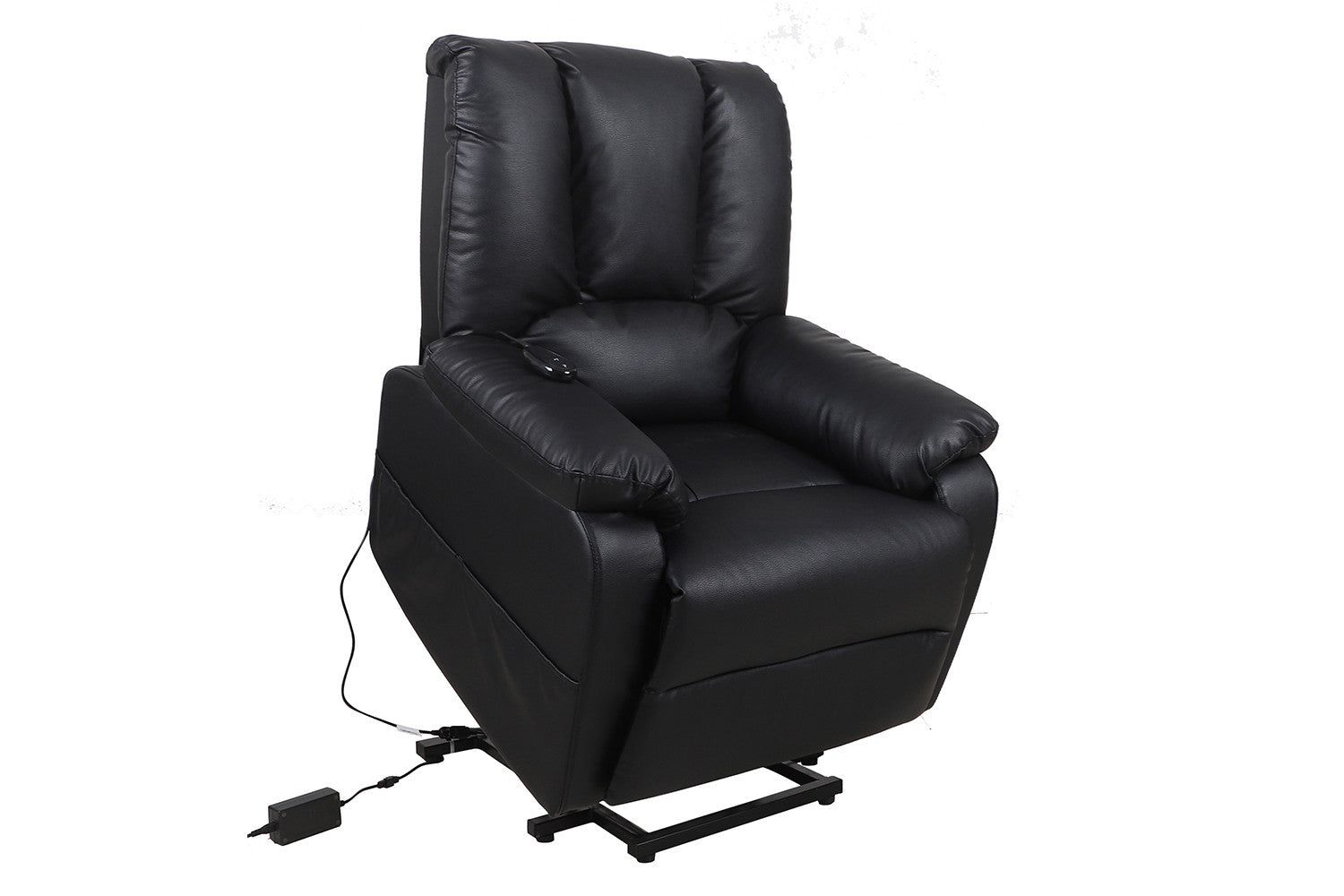 Electrische Relax met lift nero PU Zwart