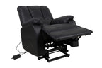 Electrische Relax met lift nero PU Zwart