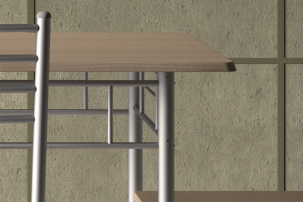 Tafelset slate Decor sonoma