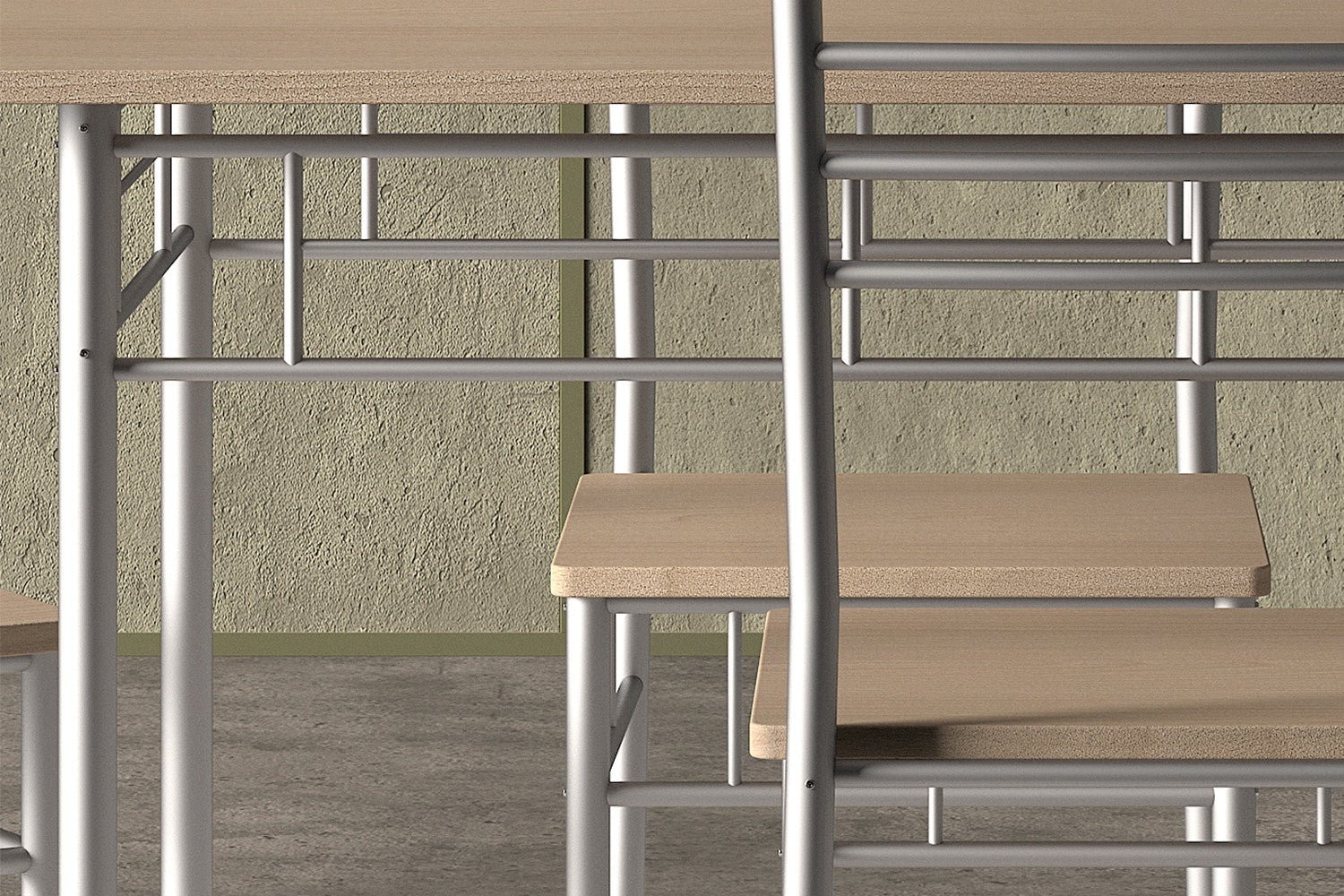 Tafelset slate Decor sonoma