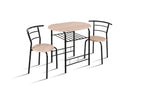 Tafelset core Zwart metaal Decor sonoma