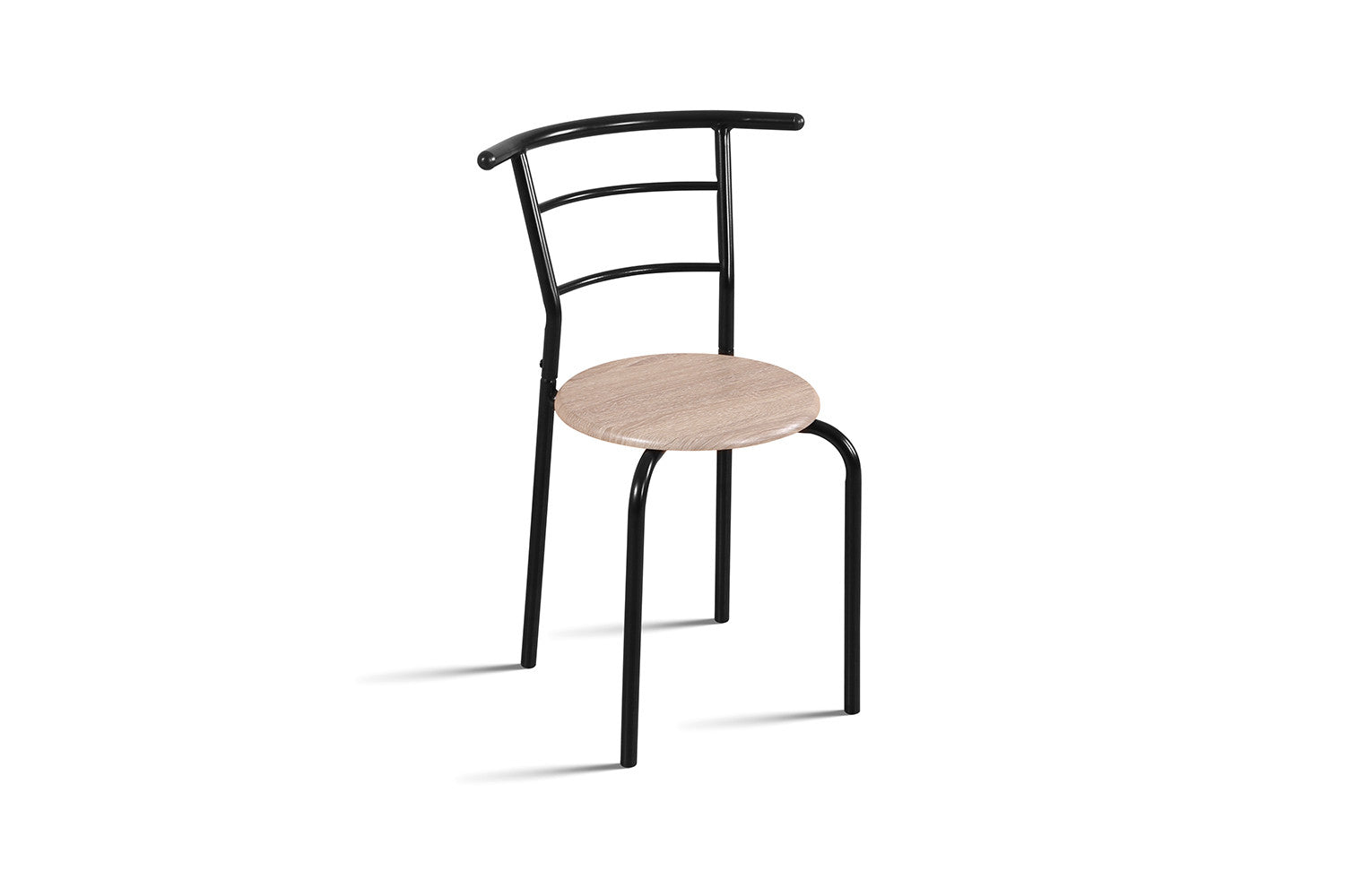 Tafelset core Zwart metaal Decor sonoma