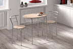 Tafelset decor Grijs metaal Decor sonoma